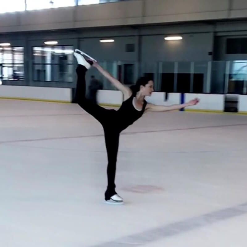 Cami figure skating.