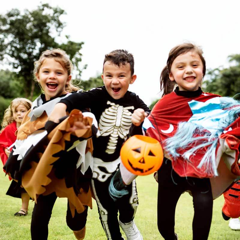 kids with autism at halloween