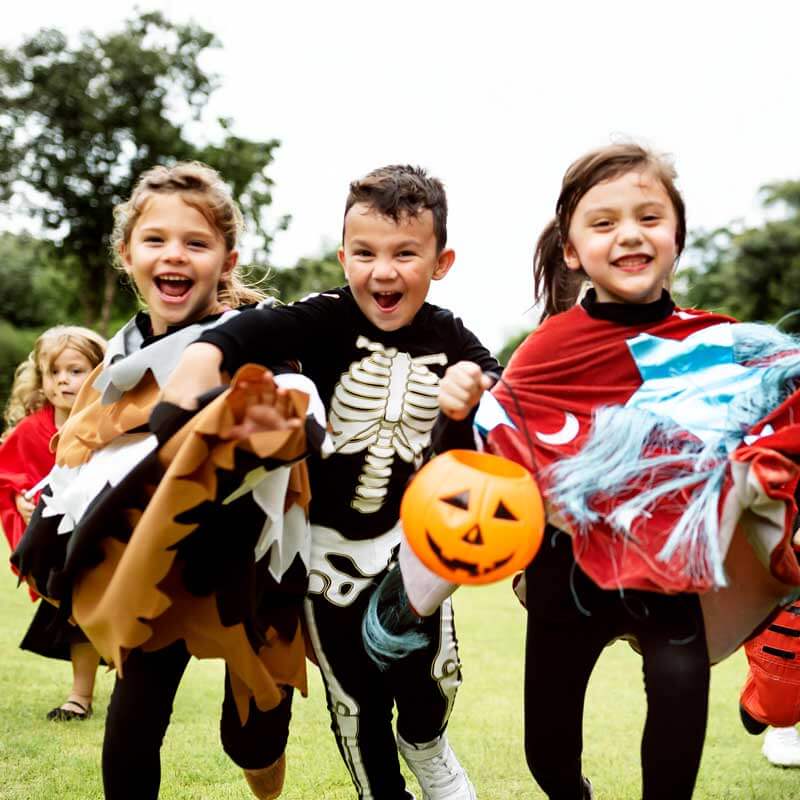 kids with autism at halloween