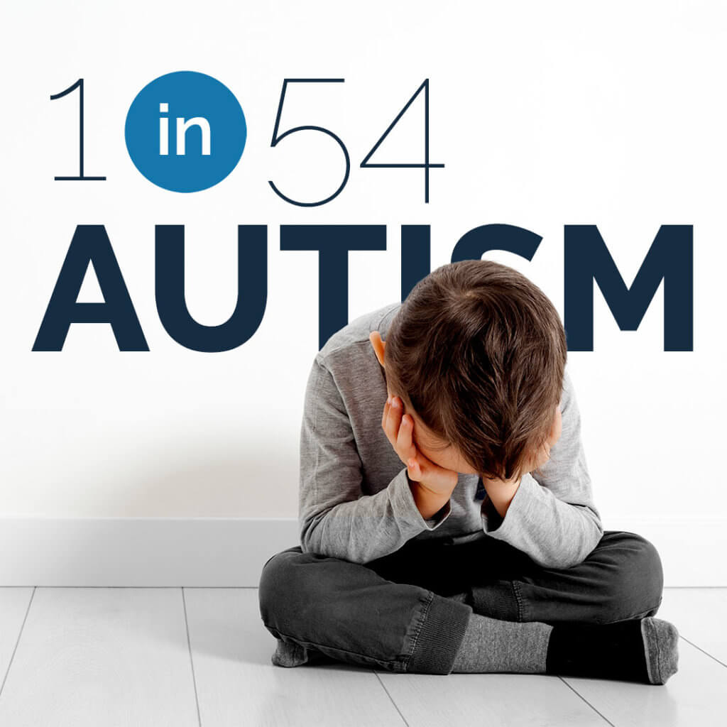 1 in 54 kids have autism
