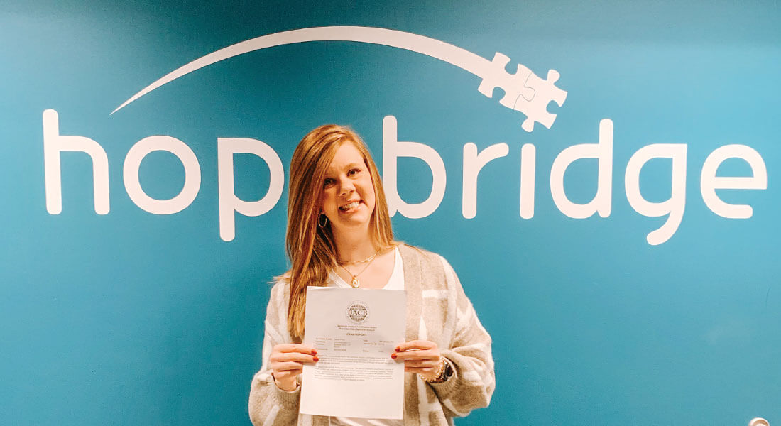 Becoming a BCBA Sarah Price Passes the BACB Exam at Hopebridge