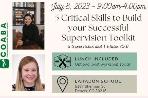 5 Critical Skills to Build Your Successful Supervision Toolkit w/ COABA