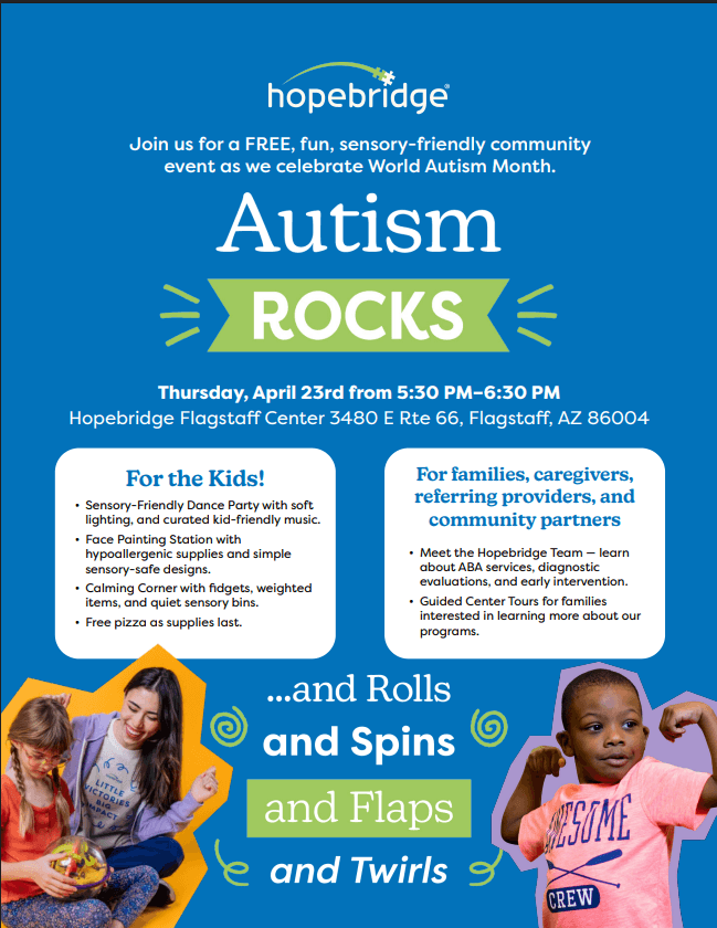 Autism Rocks: World Autism Month Party | Flagstaff, AZ